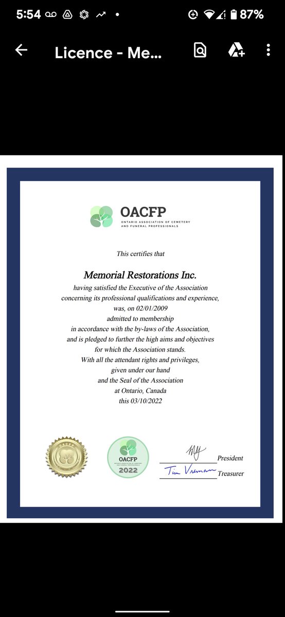 Memorial Restoration & Safety tweet media