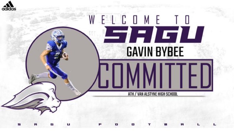 bybeeGL's tweet photo. 100%committed‼️I am extremely blessed and excited to announce my decision to further my academic and athletic career at SAGU!! I would like to thank all my family, coaches, and friends who have helped me become the person I am today! #UNCOMMN 🟪🦁 @Coach_BRowe @bubba_sedlacek https://t.co/QVjjApQcmm