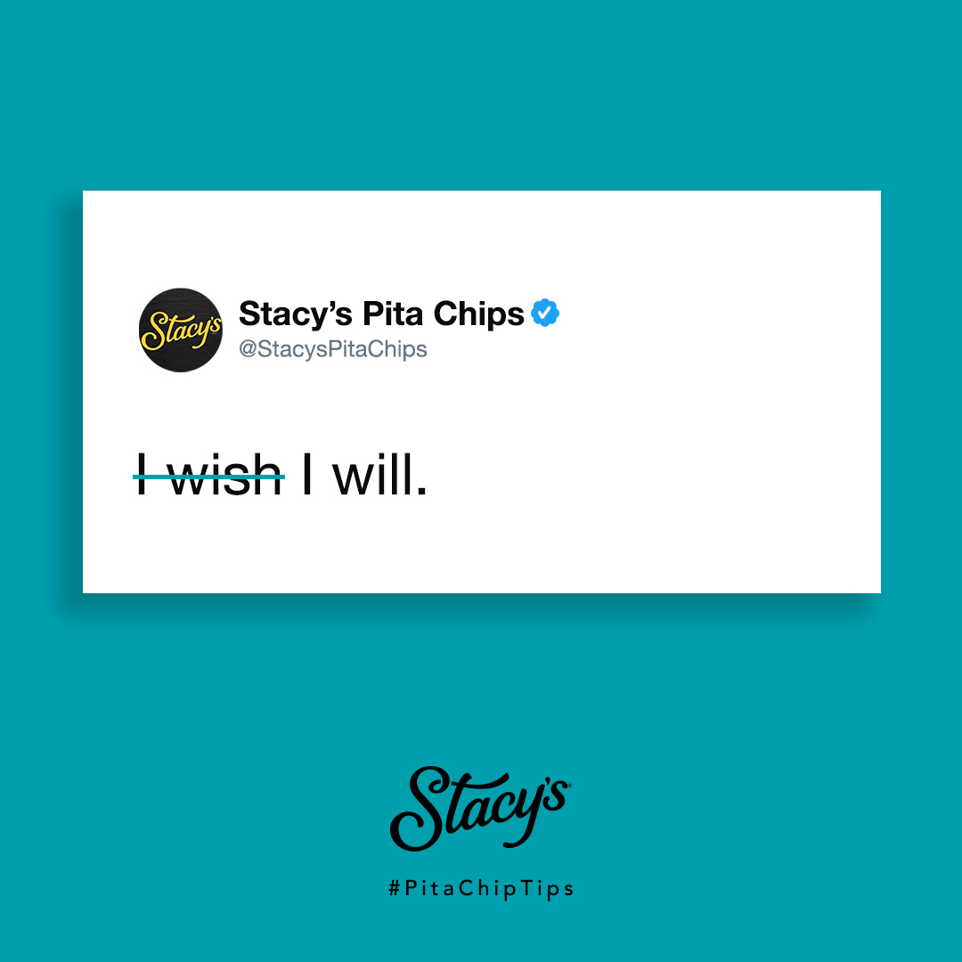 Let's stop saying "I wish" and start saying "I will." Because we will.