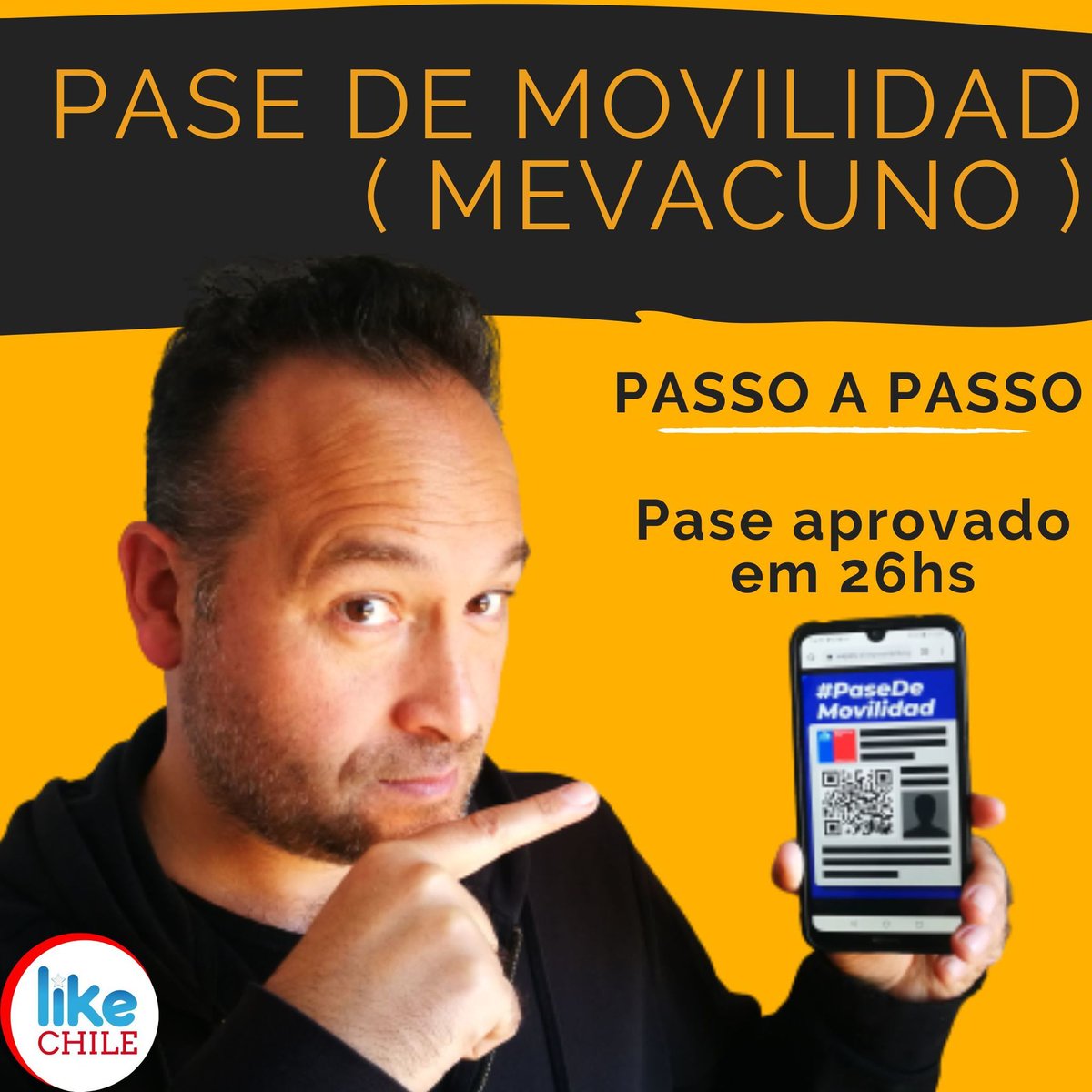 likechile's tweet photo. Passo a Passo para tirar o seu PASE DE MOVILIDAD no MEVACUNO

👉 Documentos necessários 
👉 Como validar as vacinas 
👉Como incluir novas vacinas 
👉O que fazer se tenho problemas 

https://t.co/dxnP5OuKJu

#LikeChile #Chile #SantiagoParaBrasileiros #AtacamaParaBrasileiros https://t.co/7lfGYRI1Xu