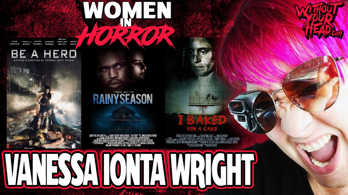 WithoutYourHead's tweet photo. Without Your Head's Women In Horror LIVE with Vanessa Ionta Wright https://t.co/r7GSkaNEJC via @YouTube
#VanessaIontaWright #WomenInHorror #Filmmaker #WithoutYourHead #2022Interview #LiveVideo #NastyNeal #TristaRobinson #TerribleTroy #Interview https://t.co/j3ejP5chBe