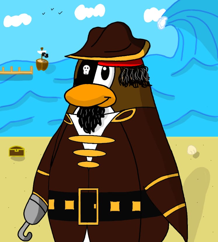 NeedaPenguinNFT's tweet photo. Pirate NFT and his crew listed on opensea go check it out
#NFTs #NFTCollection #NFTCommmunity #OpenSeaNFT #Penguins 

Follow to stay on top of the next NFTS

AAARGH https://t.co/bxTwsr9zgZ