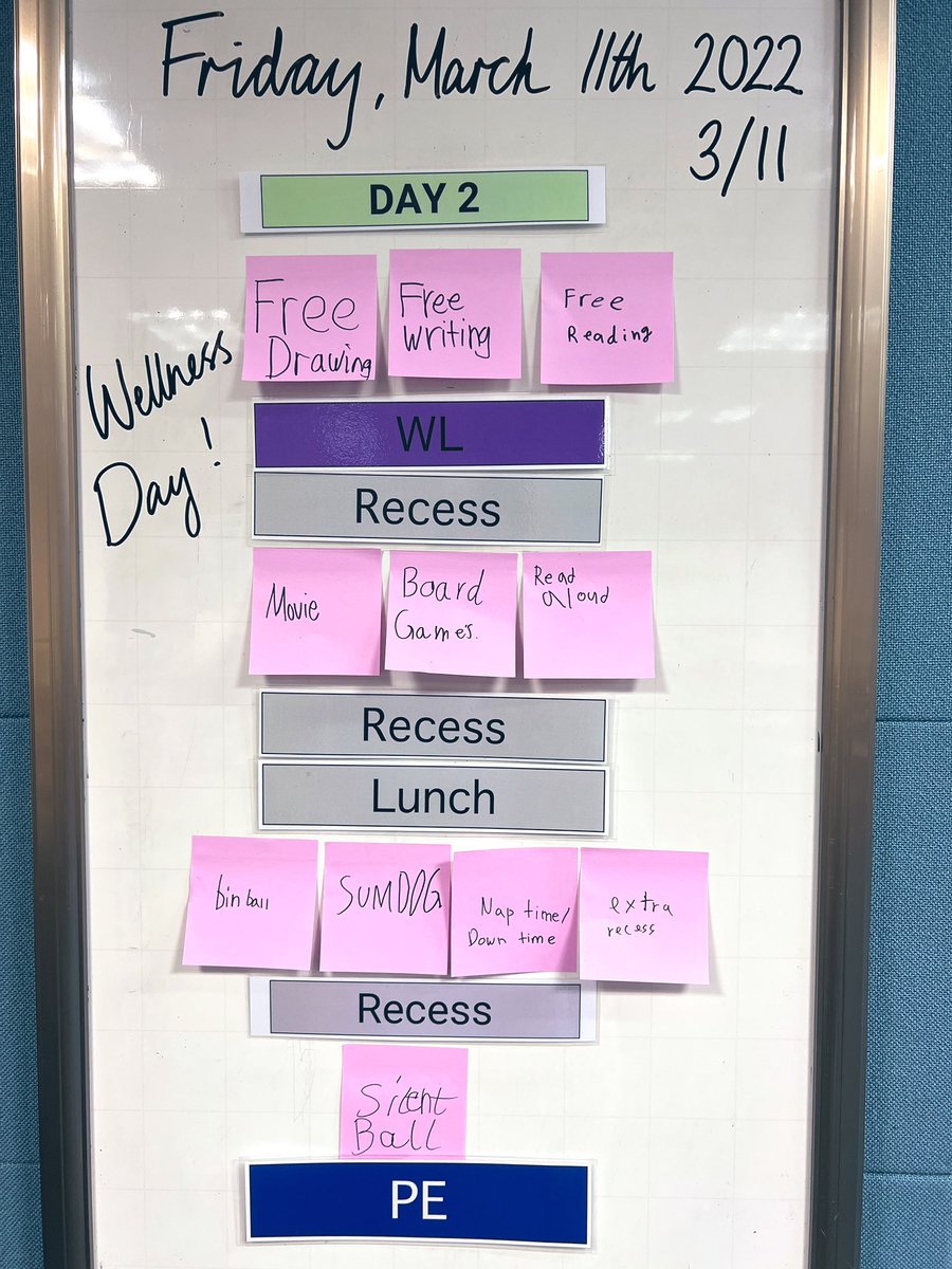 How often do you talk about wellness and not have the actual time to build it into the school day? Today, our classes in the Elementary School at <a href="/SFS1912/">Seoul Foreign School</a> will plan their own #Wellnessday. #studentagency #studentvoicechoiceownership