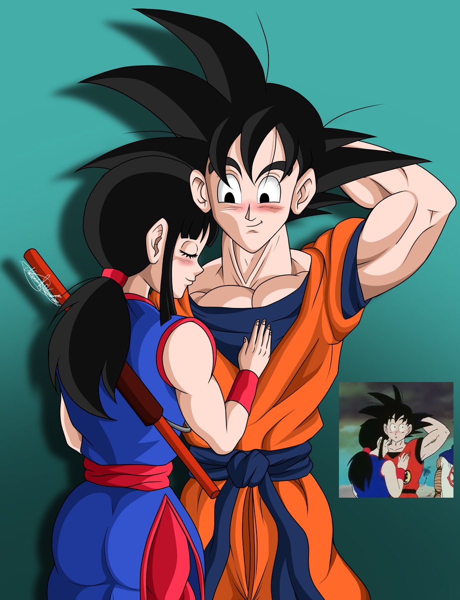 Not drawn Goku and Chichi in a while so here’s a quick redraw suggested by ...