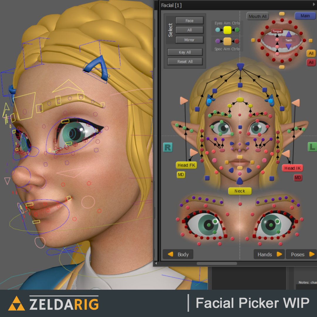 netic_ck's tweet photo. Hey Everyone! I'm super excited to finally share this rig I have been working on. Its free for non-commercial use and you can download it from Gumroad. 
https://t.co/5asM1K6X6s
I hope you like it, 
Cheers!
#Zelda #BreathoftheWild #animation #disney #zeldafanart #stylizedcharacter https://t.co/kQIeoUDQeR