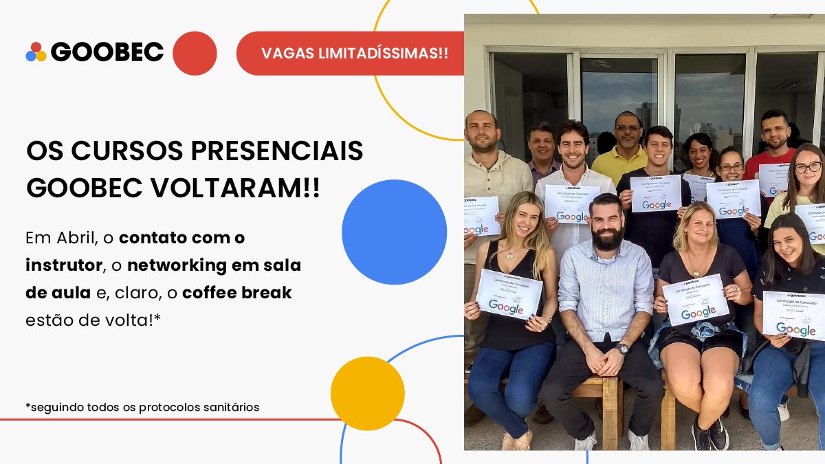GoobecOficial's tweet photo. É isso mesmo... o grande dia está chegando!🙌 Fique atento porque as vagas são limitadas!😉 https://t.co/fCIu0G0PN9
#marketingdigital #cursodemarketingdigital #cursopresencial #goobec #goobecbrasil https://t.co/PzF13Up0Hz