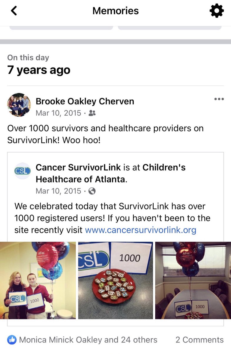 Cancer SurvivorLink (@survivor_link) on Twitter photo Time flies— 7 years ago today <a href="/Survivor_Link/">Cancer SurvivorLink</a> celebrated our 1000th user 🥳
Today we have over 2200 survivors & healthcare providers registered on SurvivorLink to LEARN, STORE, & SHARE key survivorship info🎗🗃📲
cancersurvivorlink.org Time flies— 7 years ago today <a href="/Survivor_Link/">Cancer SurvivorLink</a> celebrated our 1000th user 🥳
Today we have over 2200 survivors & healthcare providers registered on SurvivorLink to LEARN, STORE, & SHARE key survivorship info🎗🗃📲
cancersurvivorlink.org