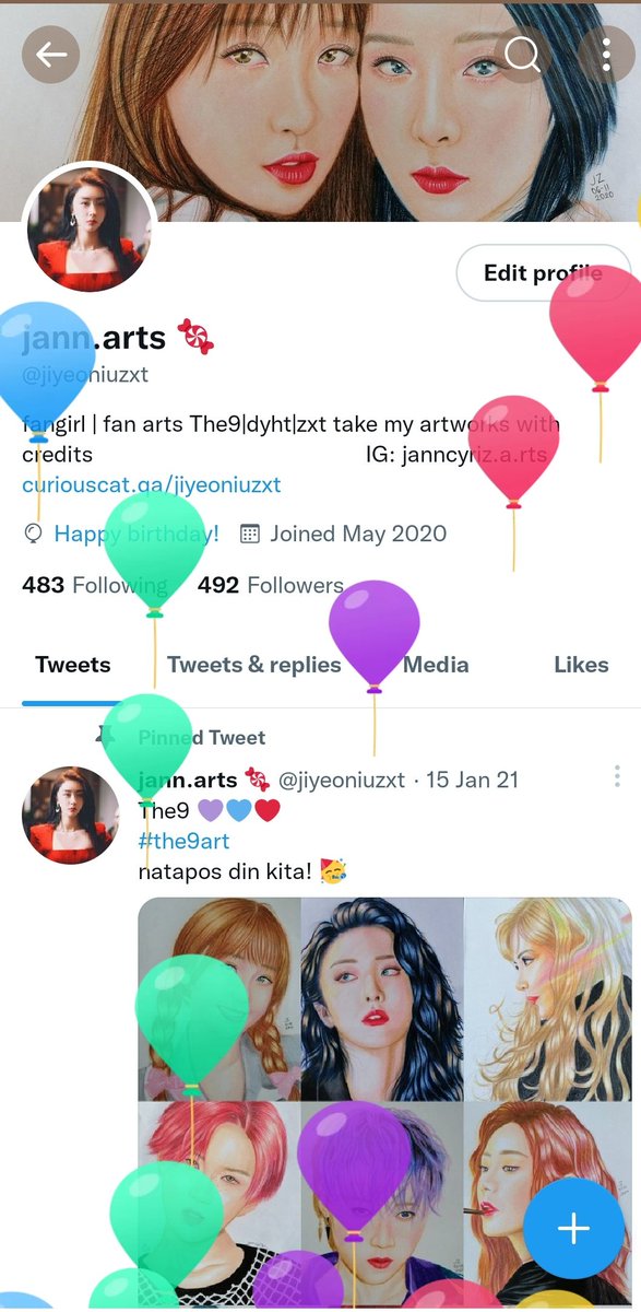 jiyeoniuzxt's tweet photo. I'm back. Just want to see my balloons. 😂 https://t.co/ZphzgvWk2E