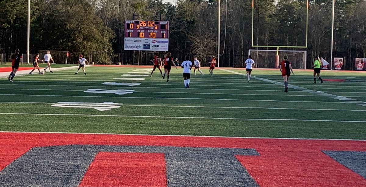 shs_it's tweet photo. Shout out to our Lady Spartan Soccer team doing what they love. They hit the field running and scored the first goal ⚽️ @SaralandSchools @SaralandHigh https://t.co/VhBw0uIlJ4