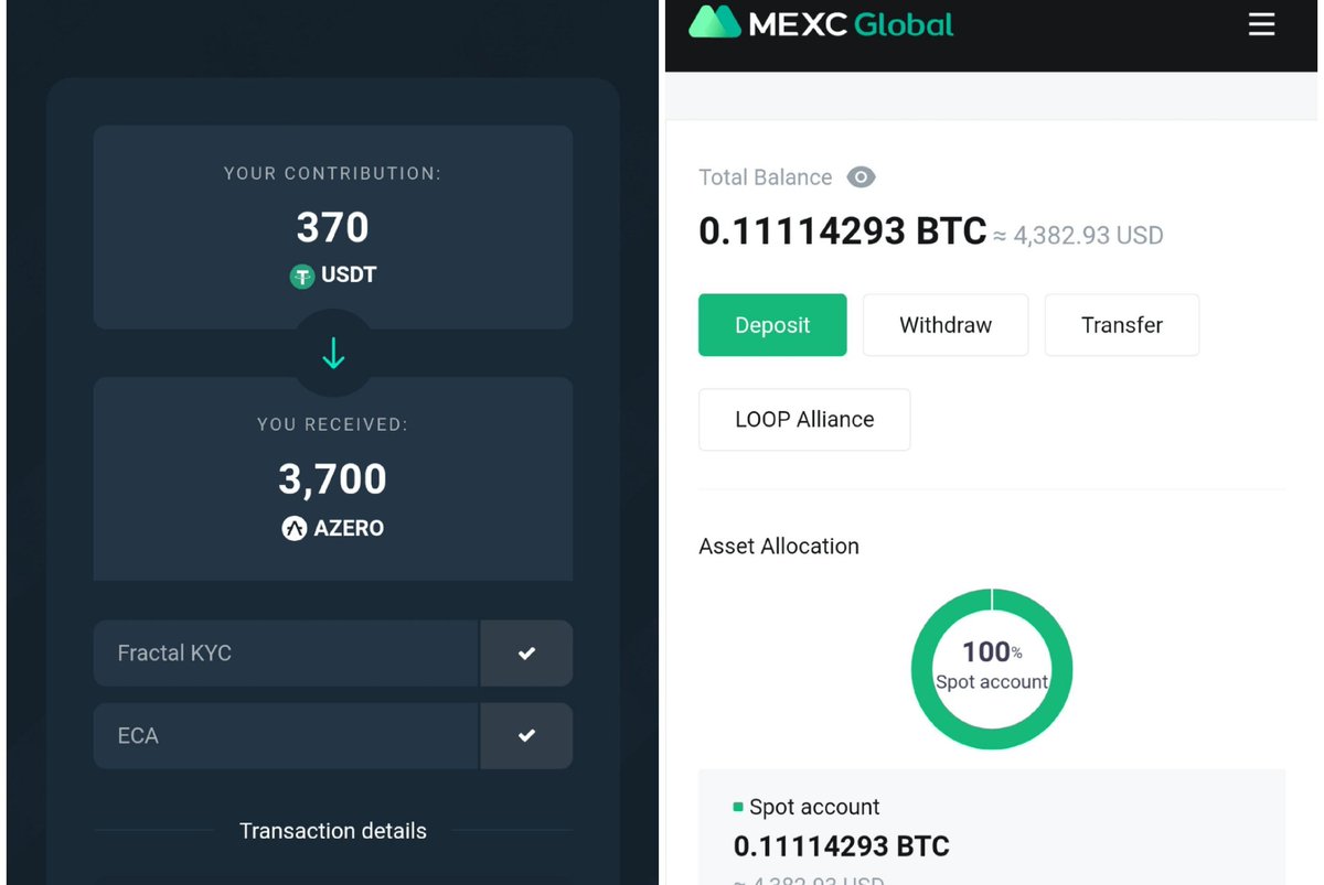 سعر الاكتتاب وسعر البيع👍👏 الف مبروك للي لحق يدخل معانا
#AlephZero 
#BTC 
#عملات_رقمية