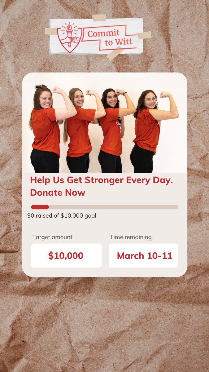 WittWaterPolo's tweet photo. Help Us Get Stronger Everyday 💪 When We Pass Our Light On To Others, Wittenberg Shines. GIVE TODAY and Help Your Tigers Fundraising Campaign for Training Trip & Other Program Needs! Link Below. #CommitToWitt https://t.co/liRl1SLBTW