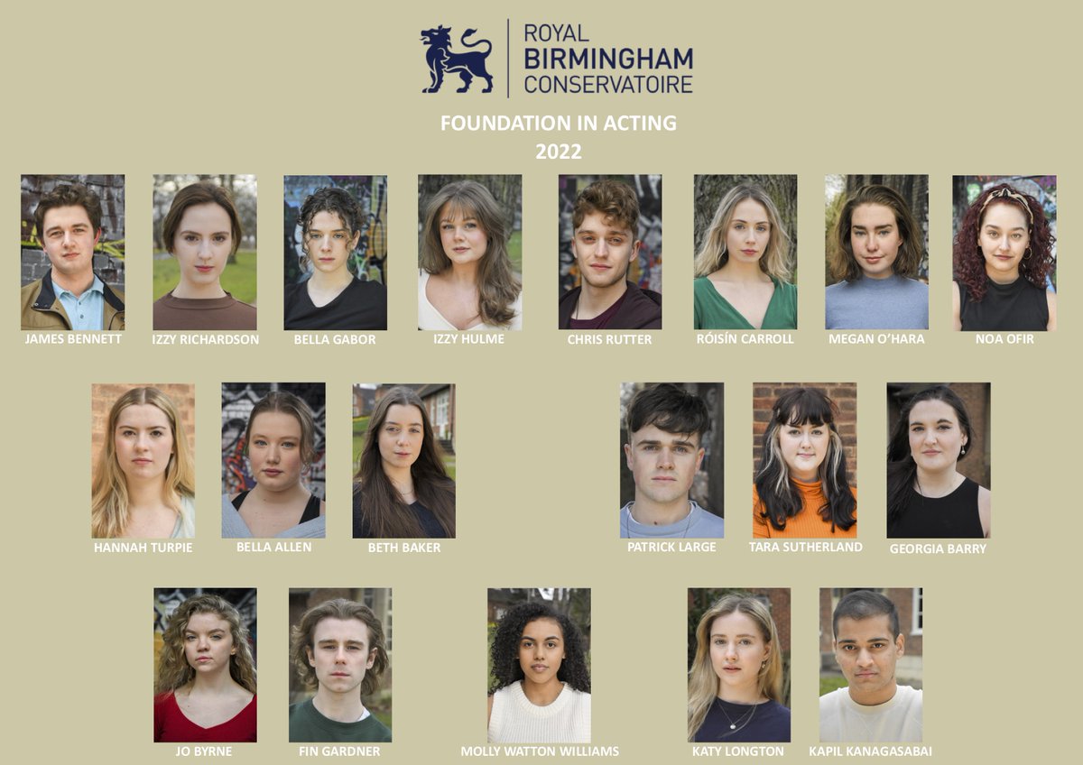 RBCFoundations's tweet photo. The Foundation Class of 2022
Tickets for their showcase are available via https://t.co/HZDilo8Hp9 THURSDAY 17 MARCH 2.30pm &amp; 7.15pm #showcase #foundies2022 https://t.co/eVbmAoGAB1