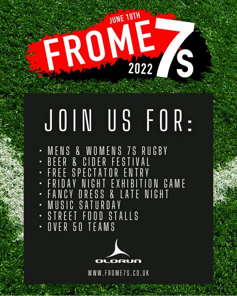 FromeRFC7s's tweet image. @FromeRFC7s June 18th! frome7s.co.uk