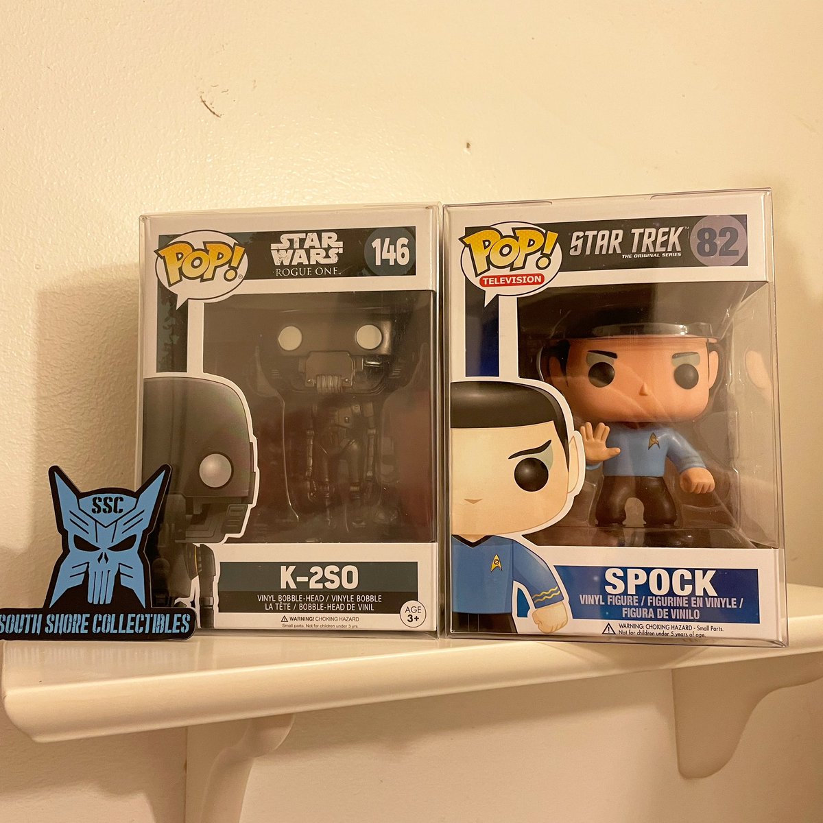 Littlebird_db's tweet image. #mailcall Thanks to my friend IG account southshorecollectibles I finally have OG Mr. Spock. 😻 and K-2SO from his personal for my #alantudyk collection. Thanks! You are the best! 
#funkomailcall #funkofamily #funkocollection #startrek #starwars #mrspock #llap #llap🖖