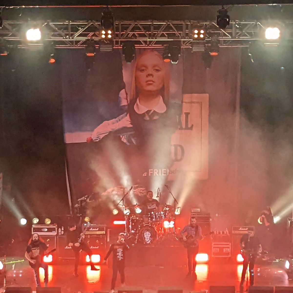 causticwaves's tweet photo. Tonight involved a last minute trip to @o2academygla to see @ffaf_official - thanks to @kceeeeeee for the tix. It was age 8+, so I brought my son Jamie, who just had his 8th birthday last week. His poor wee ears survived the loud music ok! 😄🤘
#rockdad #parenting #firstconcert https://t.co/gZ6WjETAIb