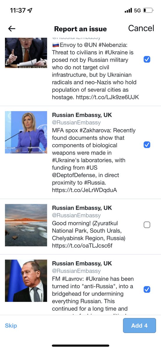FelicityCarus's tweet photo. @Twitter you really need to shut down this account @RussianEmbassy https://t.co/2aiKHC9YjB