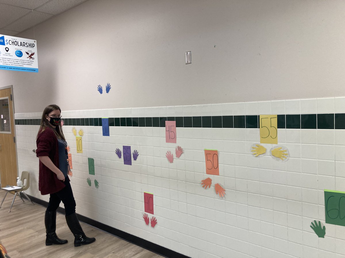JAlissaPearce's tweet photo. Loving the fantastic first grade sensory counting wall at Skyview! @MsMouton2 #risdSKYrise https://t.co/f4KsCITFy1