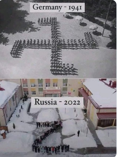 v_geuzen's tweet photo. instead of the denazification of #ukraine our #putin is hard at work for the #naZi fication of #russie 1933 https://t.co/FlD9lneC20