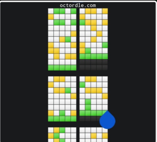 Suba_Parthi's tweet photo. Okay now, maybe this game is getting a little out of hand..🤓
#dailyoctordle https://t.co/RJNWuiHmdL