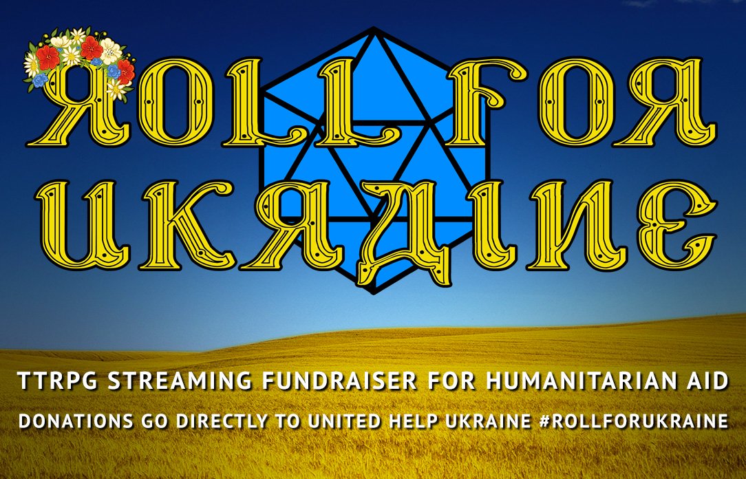 DireBearAC's tweet photo. Sadly, do to the DM being sick, we will not be seeing an episode of a Knights Ransom tonight.
As we continue our support for #RollForUkraine to help raise money for humanitarian aid in Ukraine. We would love if you would help us support this initiative.
Link to site below https://t.co/oQR4qyuRWt