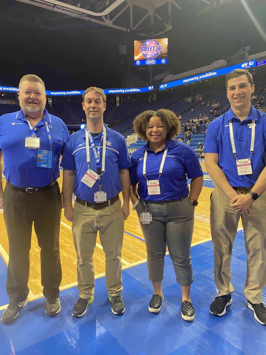 khsaaevents's tweet photo. Keeping student-athletes on the court and healthy, thank you @uk_ortho and @uk_HealthCare for the athletic coverage. 2022 @minguabeefjerky KHSAA Girls' Sweet Sixteen® #KHSAASweet16 https://t.co/2kl11f3peB