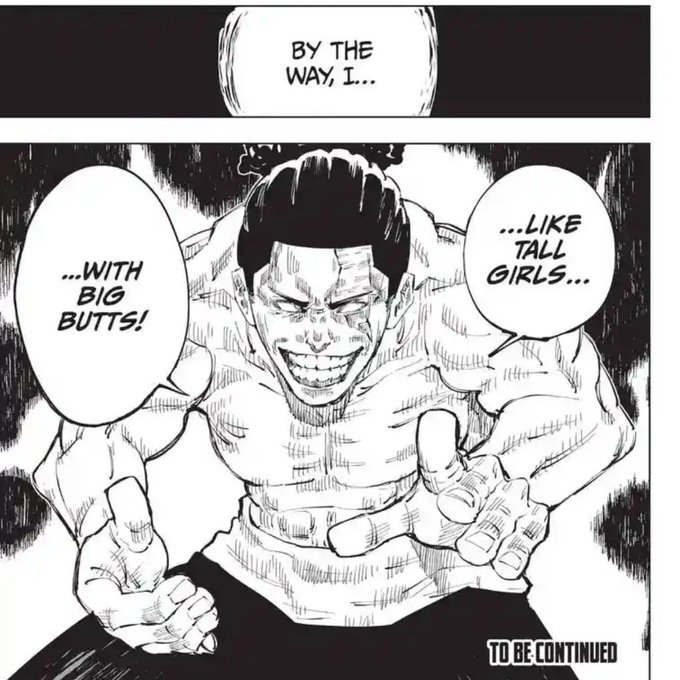 I finally caught up reading (and then watching) with Jujutsu- y'all should've been told me it had this