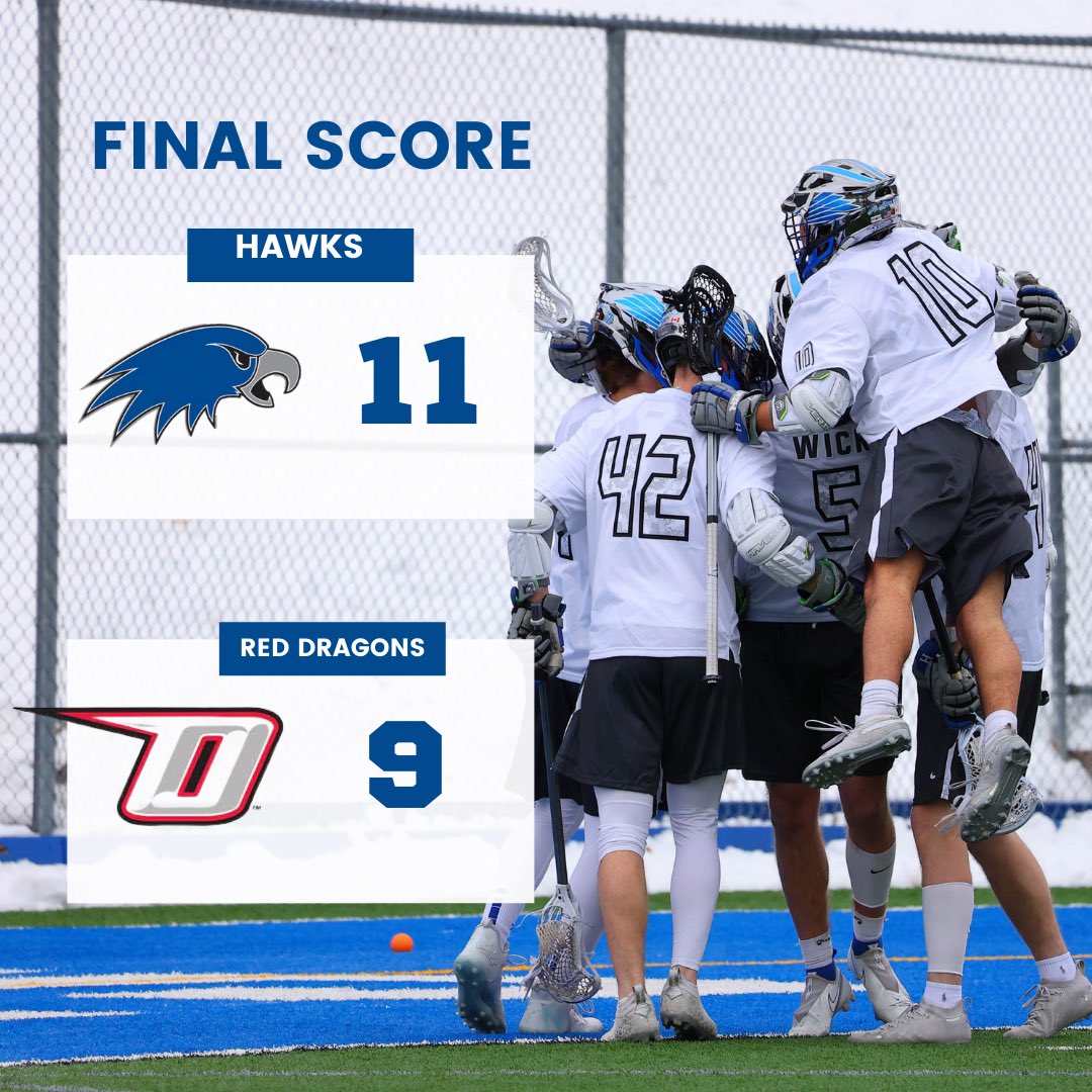 WickMLAX's tweet photo. Final score from tonight’s game vs. SUNY Oneonta. #HartwickHawks #BlueAndWhite #FinalScore https://t.co/ypdFwtQ58f