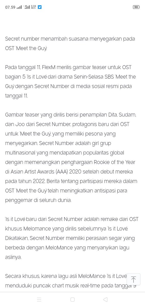 kkungikkung's tweet photo. Artikel di Naver mengenai ost drama A Bussiness Proposal merupakan remake dari lagu Melomance  " Love, Maybe " yang akan dinyanyikan oleh Dita Karang Soodam Zuu @5ecretNumber https://t.co/GL35g683rE
