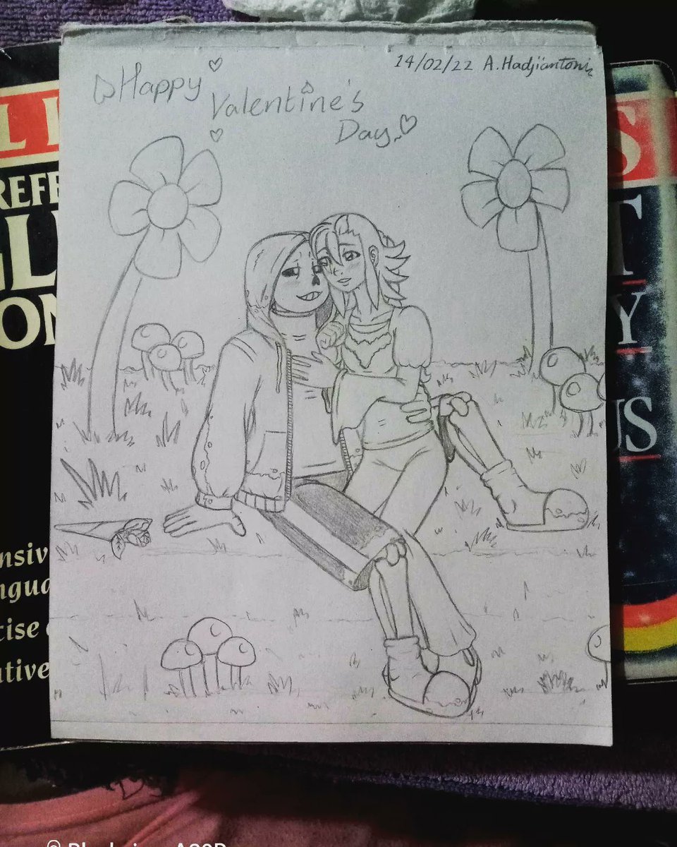 segamonsaga's tweet photo. Happy Belated Valentine's Day 🌹💖💕
#segamonsaga #Anya #Lovewarrior #Hopewarrior #DustSans #MurderSans #dusttale #belatedvalentinesday2022 #undertalewaterfall 
[Please respect, don't steal the original ideas and don't claim this as your own]🚫⚠
I need to catch up. ✍😑💧🌸 https://t.co/zmCgX6iAYa