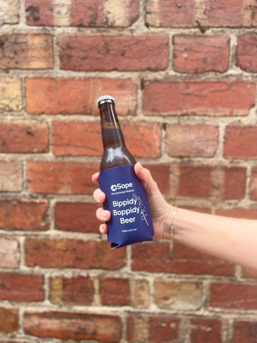 sopewebtech's tweet photo. Bippidy, Boppity, Beer 🧙🌟 Sope's new swag has arrived. The magical ability to summon beer not included.

#sope #technicalwizards #sopeswag #merch https://t.co/IYCIoDPexK