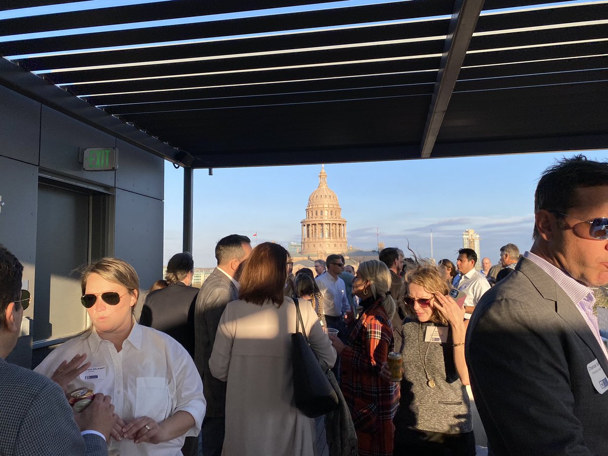 JosephKopser's tweet photo. Tech means business. And it starts with talent.  I was happy to see a great turnout for @txbiz on their rooftop (which is also one of the Top 5 views in all of Austin). #SXSW2022 https://t.co/BjGrkVqH0m