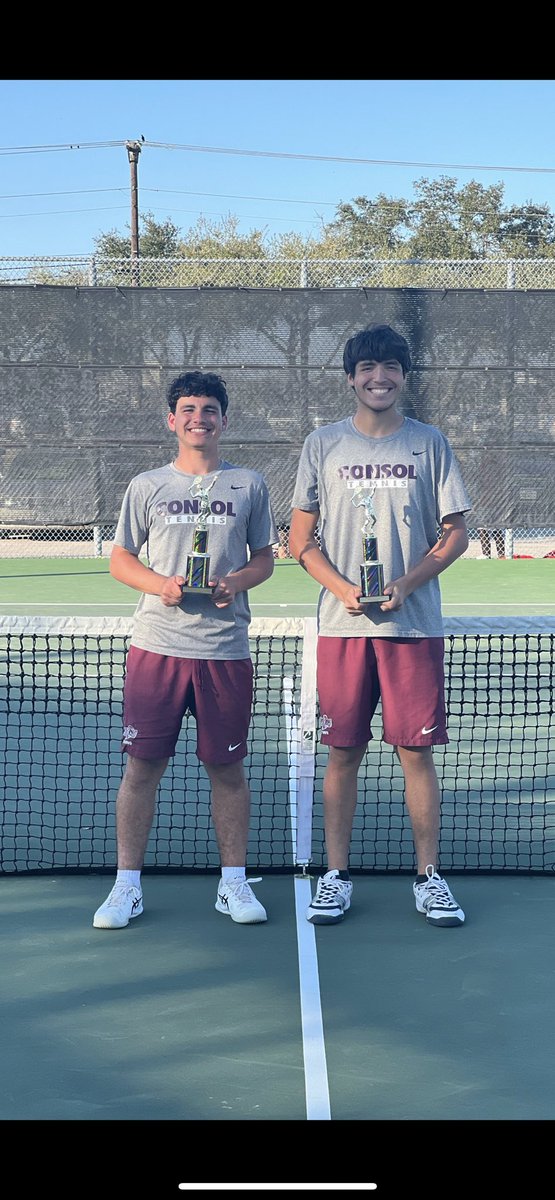 ConsolTennis's tweet photo. Ben/Seth M tournament champs!!!! https://t.co/SMQRE5OY8R