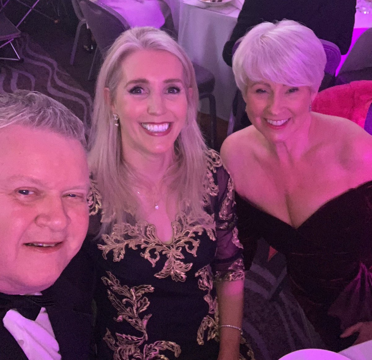 Congratulations <a href="/PamBallantine/">Pamela Ballantine</a> on your massive achievement winning the #WIBAwards2022 lifetime award! Hope it sinks in tomorrow! Shame <a href="/geemac1962/">Gary McDonald</a> nor I won the winning chocolate bar, but we are still smiling! Super awards ceremony celebrating amazing business women! <a href="/wibni/">Women in Business</a>
