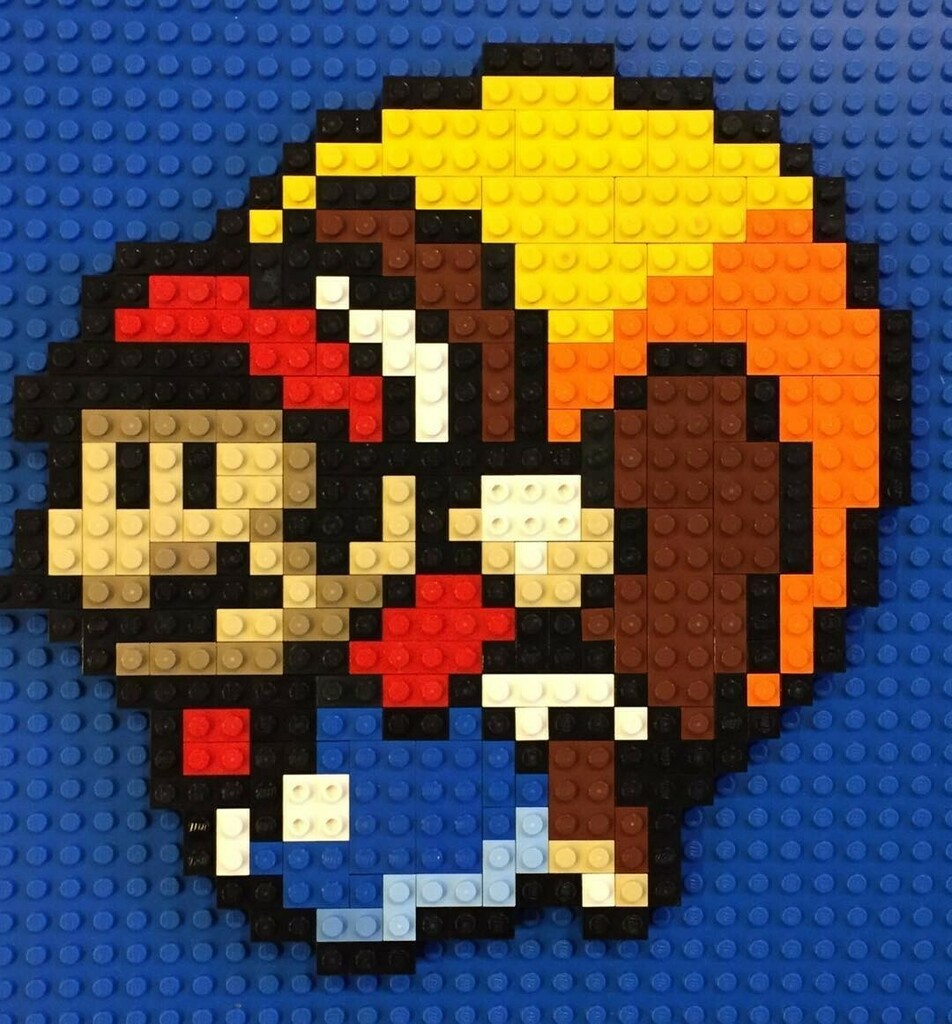 mistfunk's tweet photo. Mistigram: here's hoping your #MAR10 takes you to the highest heights, much as the #MagicCape took #Mario to blue skies in 1990's #SuperMarioWorld for the SNES. This #Lego #pixelart rendition of his flying sprite was made by @lego48x48 and included in t… https://t.co/P07IvT4PAI https://t.co/gM6dMe0eYT