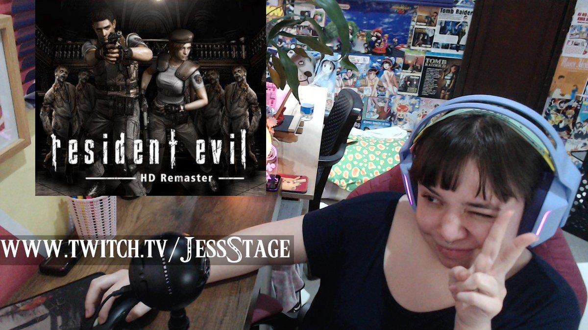 StageJess's tweet image. Vamos a darle al residente malvado amiguitos 💜 twitch.tv/JessStage