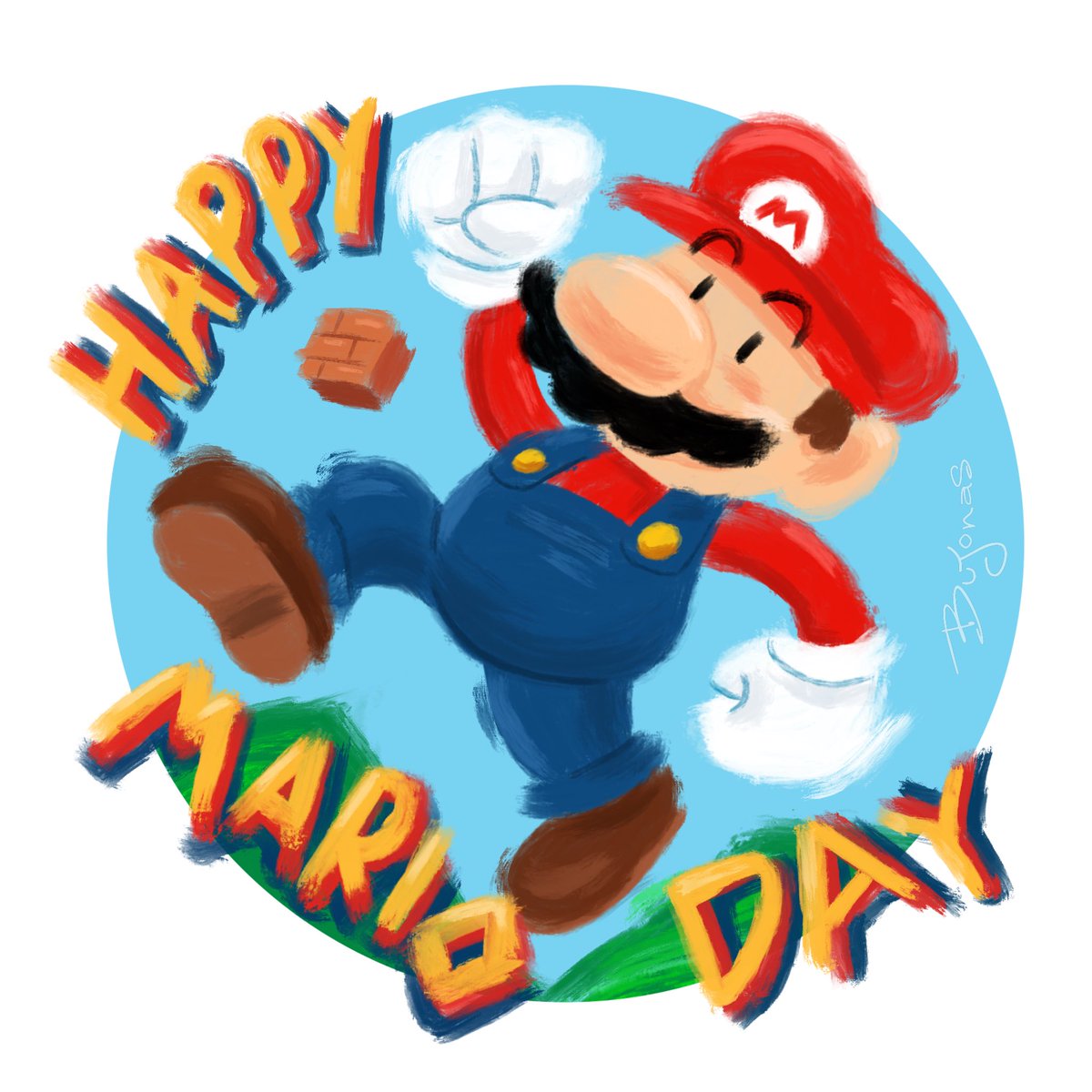BUJOTRASH's tweet photo. Happy MAR10 Day! 🍄
#mar10day #bujonas #mariobros https://t.co/q2piN4y1UA