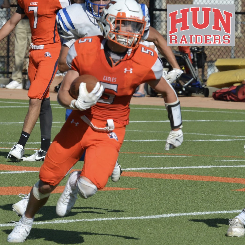 LiamThorpe05's tweet photo. I am excited to announce that I will be enrolling at the Hun School of Princeton and will join the recruiting class of 2025. Can’t wait to get to work with my new teammates. Thank you to Coach Smith @Red_Zone75 and Coach Razz @Tonyrazz03. Go Raiders! https://t.co/4M2jkFYlMF