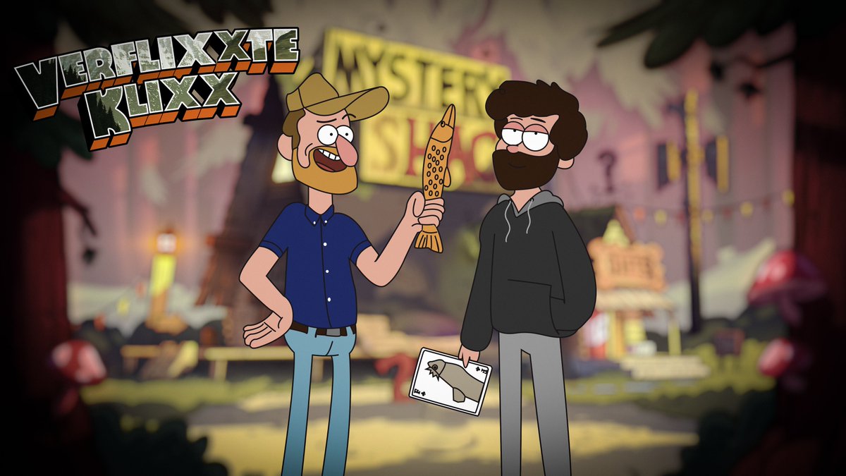 staerklars's tweet photo. Verflixxte Klixx im Gravity Falls Look (mit und ohne Logo)
@larsericpaulsen @Pommes_Ruppel 
#rbtv #rocketbeans #verflixxteklixx https://t.co/JwYgPtUcs7