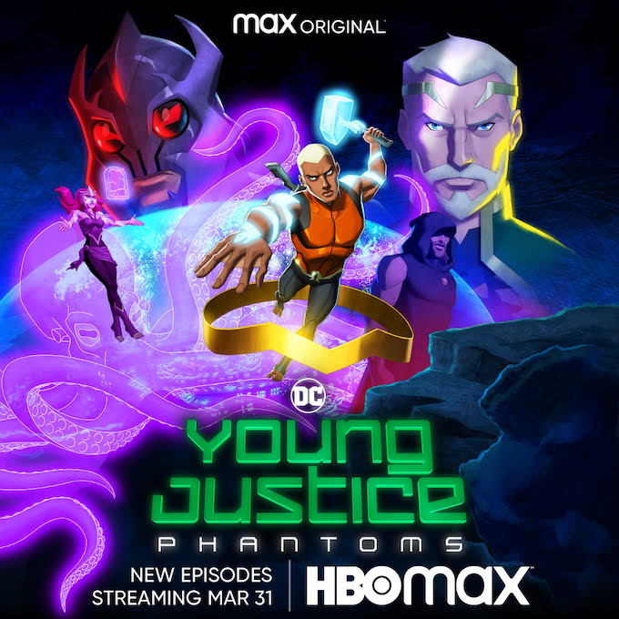 #YoungJusticePhantoms returns to #HBOmax on March 31. #YoungJustice #Aquaman #Kaldur  #Mera #OceanMaster