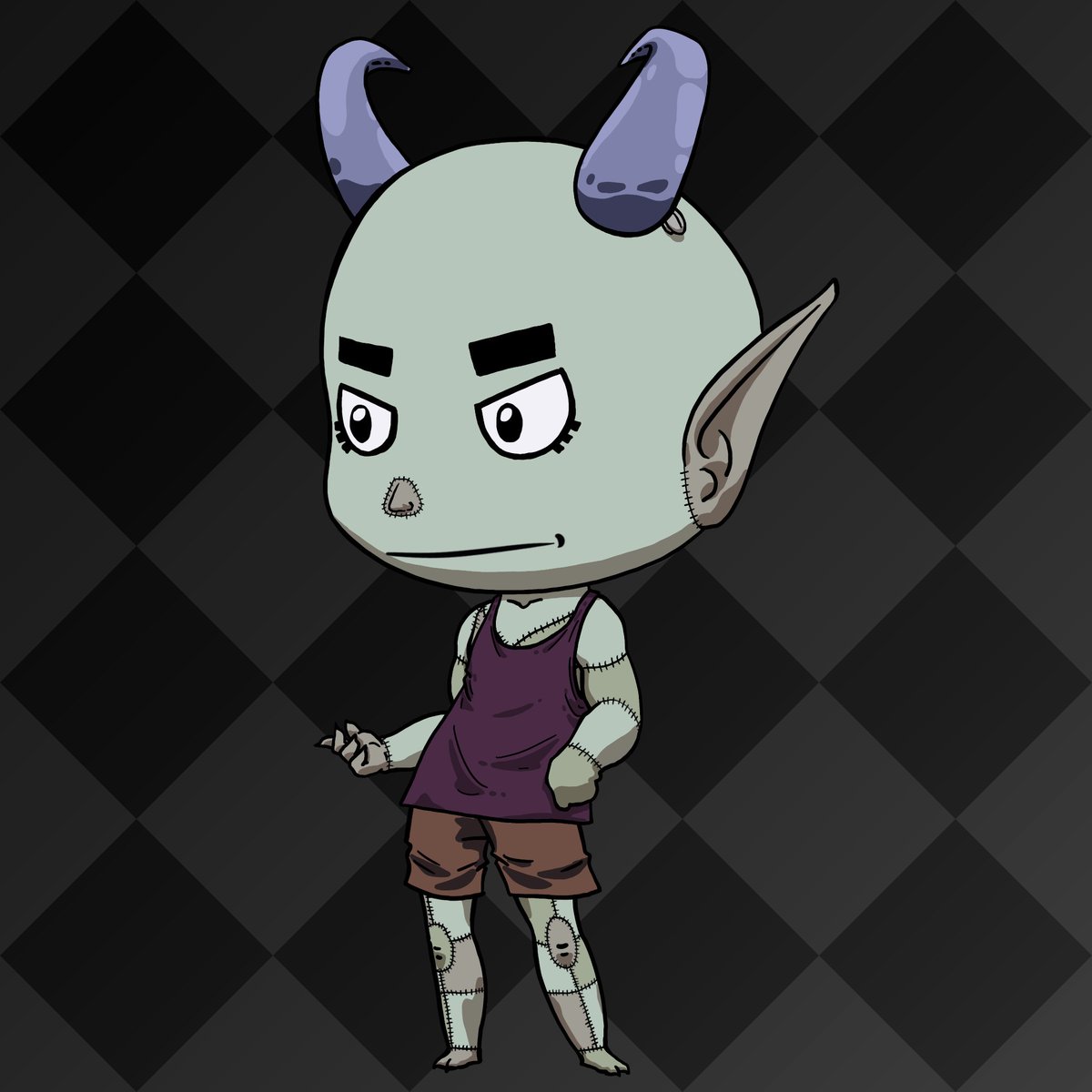 Say hi to Greg, our new CM here on Twitter and Discord! He's kind of a derp but he is a really hard working Dmon. You may see him doing some pranks here and there but he's a nice guy. #SolanaNFTs #NFTGame