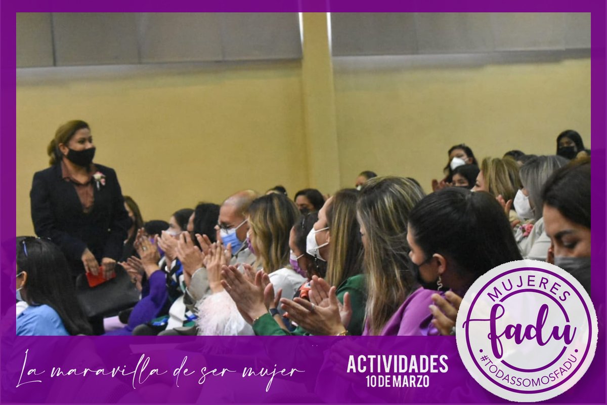 FADU_UAT's tweet photo. MUJERES FADU

👩‍🎤👩‍💼👩‍🏫👩‍💻👷‍♀💜 La maravilla de ser mujer  💜👷‍♀👩‍💻👩‍🏫👩‍💼👩‍🎤

10 | MARZO

#TodasSomosFADU #OrgulloFADU

#Tampico
#Tamaulipas https://t.co/aX9dUNt7hW