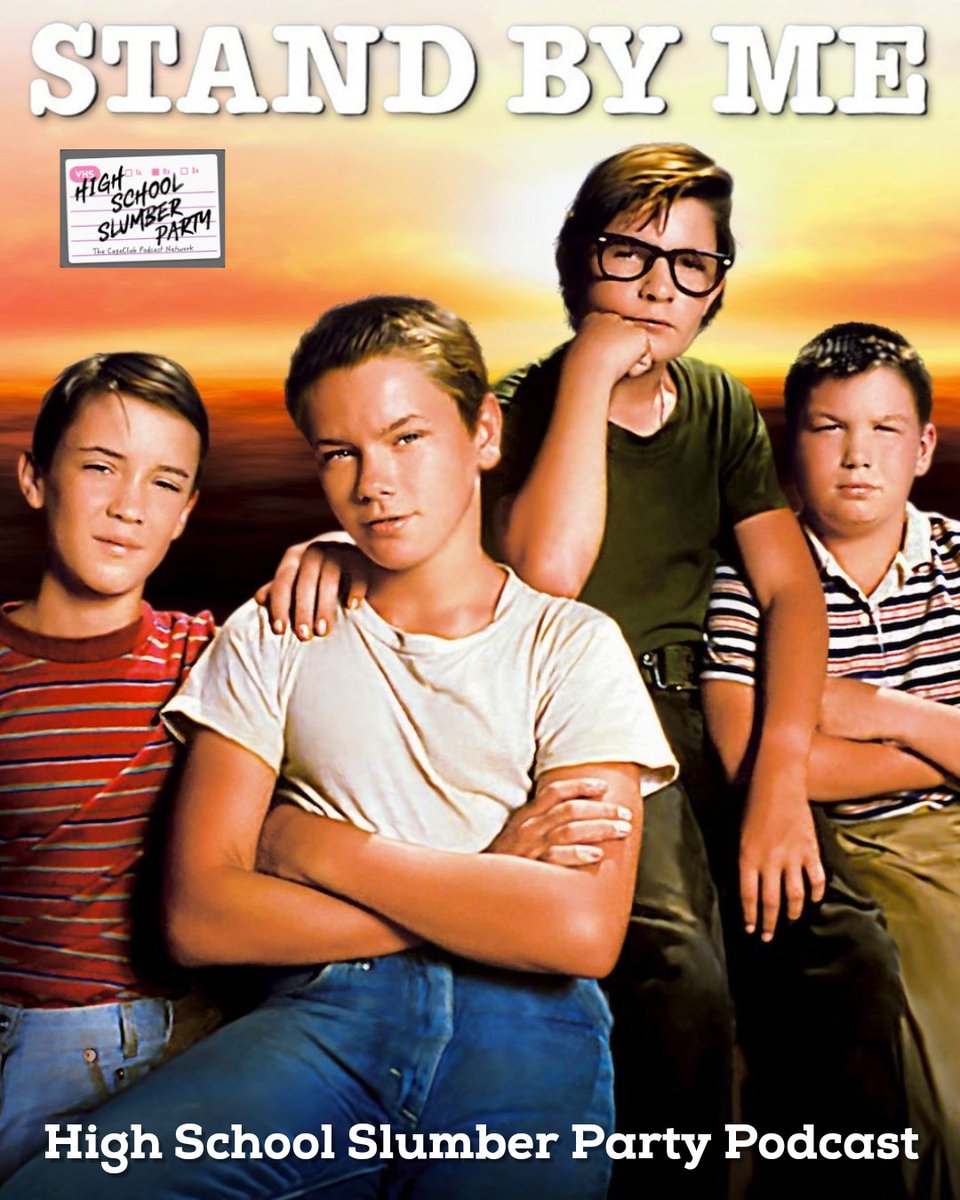 HSSlumberParty's tweet image. COMMING SOON: The return of our Two Corey's Series is starting with a bang. We're talking Stand By Me with @the_mikestir.

#standbyme #twocoreys #coreyfeldman #riverphoenix #jerryoconnell #richarddreyfuss #wilwheaton #robreiner #stephenking