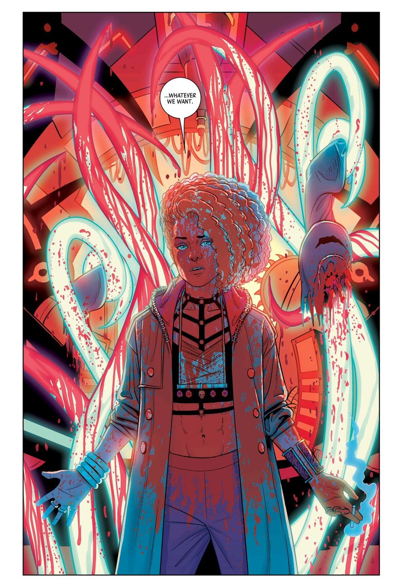 @bcunningham71 @elknight20 Matt Wilson’s work on The Wicked and the Divine was so integral to the story. His colors established divinity itself in the stories, as well giving immediate insights into the characters just by looking at them and their surroundings. #WicDiv