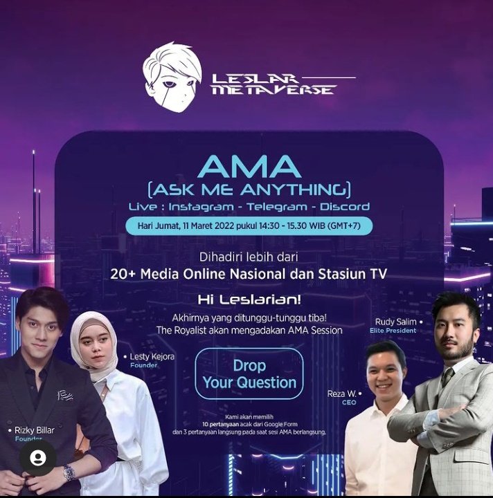 HennyOk40424760's tweet photo. Bismillah..

#LeslarMetaverse 
#leslartothemoon 
#TenangLeslarJagain 
#leslar https://t.co/UuIApIPOwY