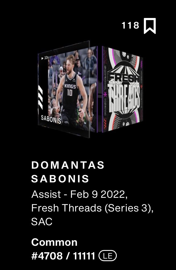 MarsdenTopShot's tweet photo. Yo @nbatopshot fans , if your interested in picking things up on @NFLALLDAY this guy has some strong knowledge. I’m giving this sabonis away in 24 hours just follow @AlexNFLAllDay and RT this to win. #NBATopShot #nflallday https://t.co/VpIxhOejy8