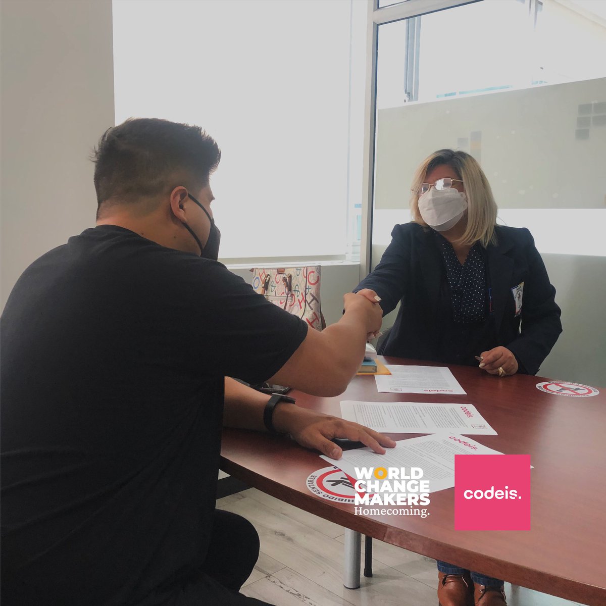 codeisec's tweet photo. ¡Cada vez somos más trabajando para crear un cambio!
@HaciendoPanas se convierte en nuestro aliado para nuestro proyecto de emprendimiento e innovación social #WorldChangeMakersHomecoming con enfoque en migrantes mujeres y comunidad LGBTIQ+.
#SomosCodeis #Emprendedores https://t.co/RqxfOdEHK9