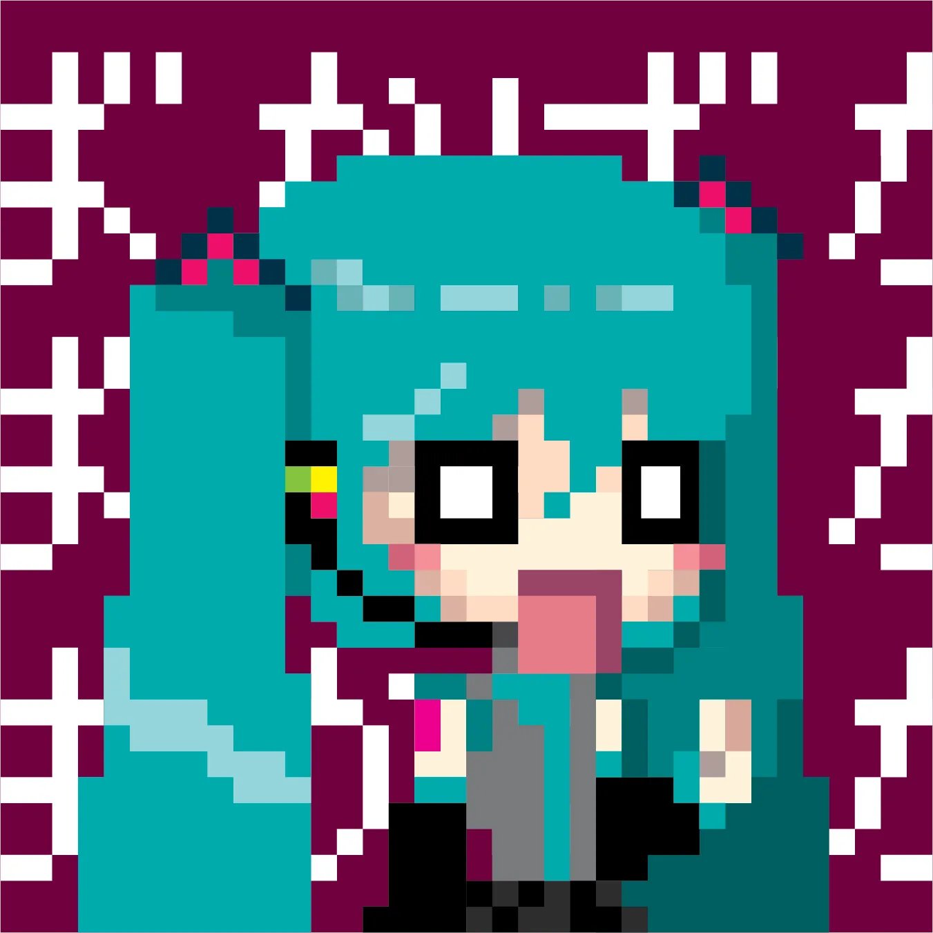 vocaloid pixel art