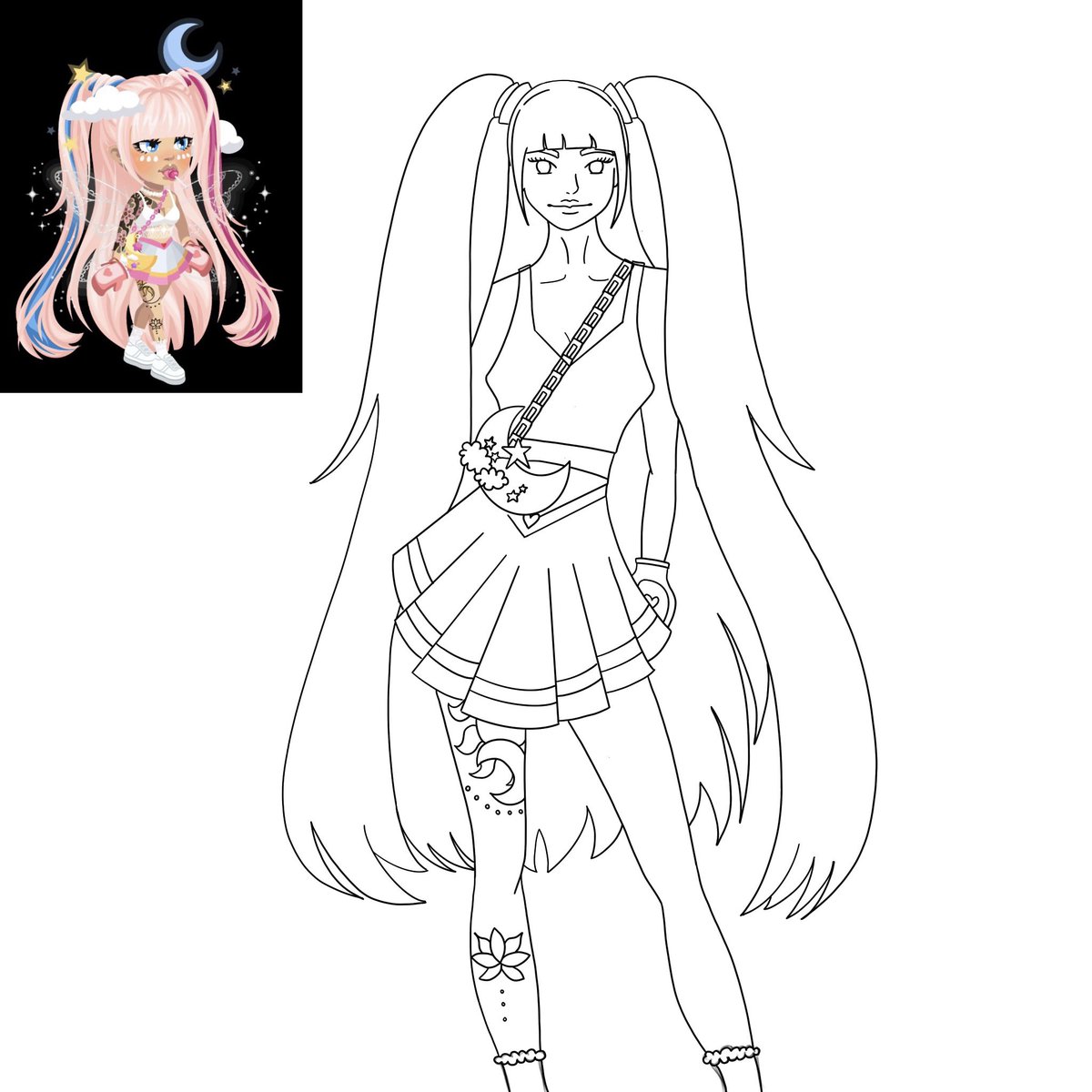 darisaurr's tweet photo. art wip 
cant wait to finish this so i can draw my alligator and dino again hehe

#art #drawing https://t.co/izswRS9ZEK