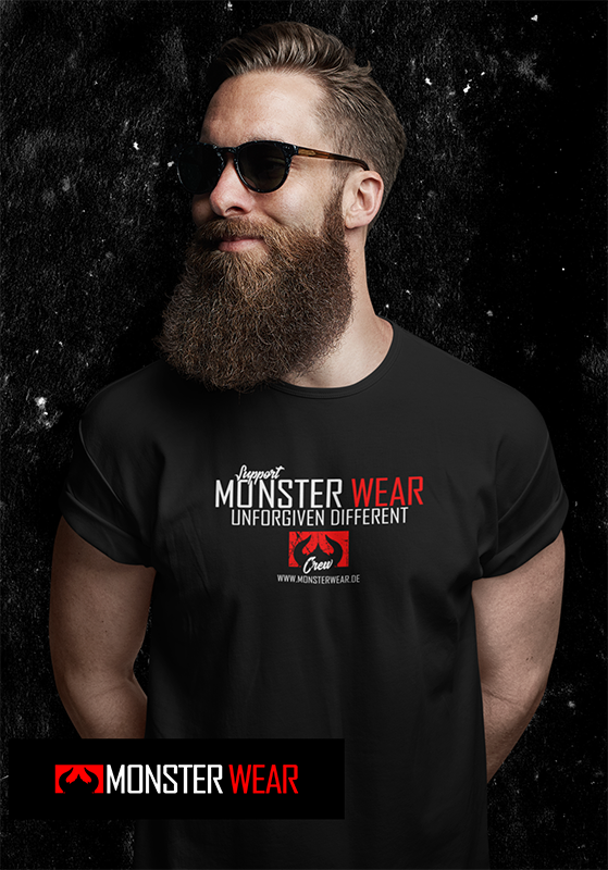 Monsterwear Crew - T Shirt 

#crew #monsterwear #rocknroll #shirt #streaming #support #twitch #youtube
monsterwear.de/shop-3/kleidun…