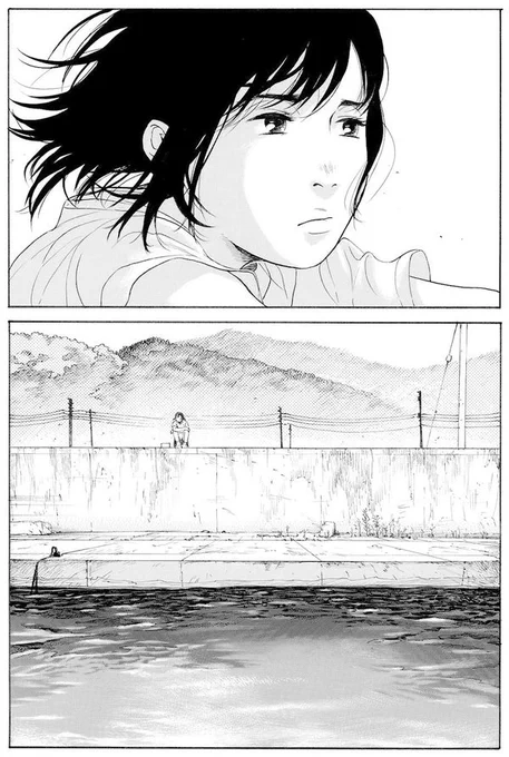 『水際の花』2011年3月11日14:46津波の被害を受けた町と人へ寄せた漫画 
